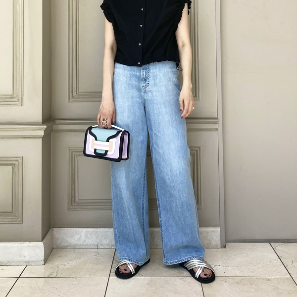 YANUK ヤヌーク LEA レア ボーイズストレートデニムパンツ 25 ヤヌーク  