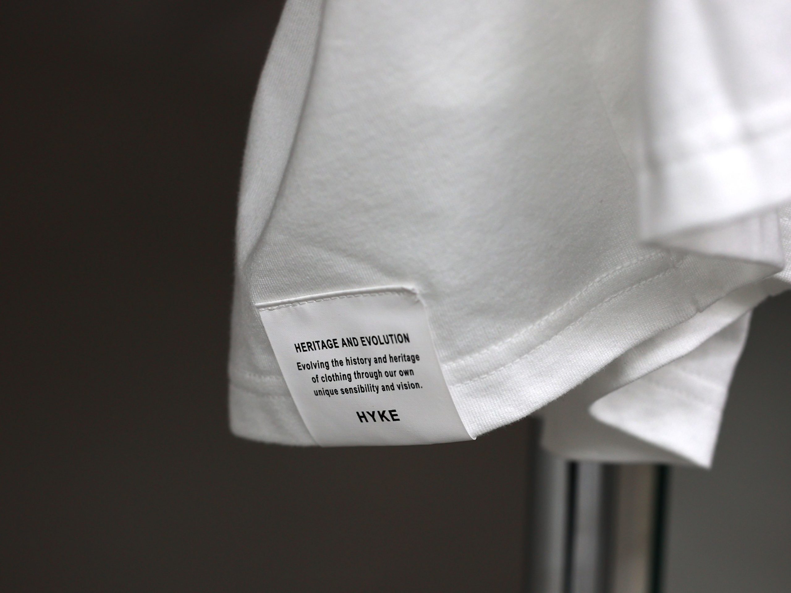 HYKE SHORT-SLV TEE(6.5OZ)