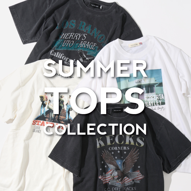 SUMMER TOPS COLLECTION！