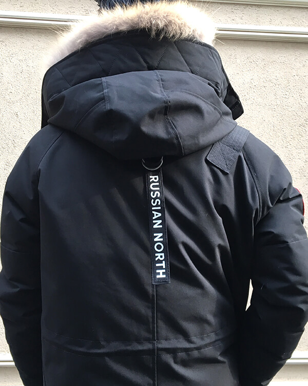 ロシアンノースダウンジャケット メンズ