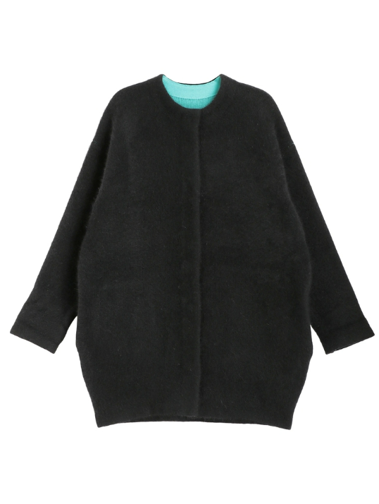 エレンディーク 22AW RACOON MIX WCD カーディガン ニット（大人気の  