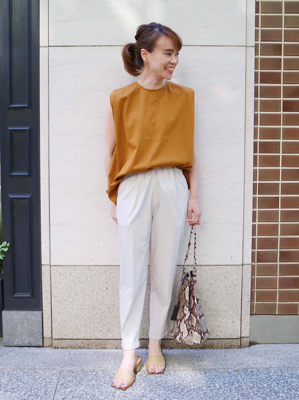 PARIGOT(パリゴ) ベルト付きワイドフレアパンツ新品 