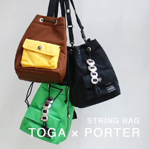 【3月25日(金)販売開始！】TOGA × PORTERのコラボレーションバッグが登場！