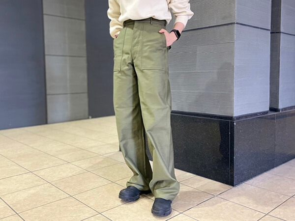 HYKE(ハイク)の定番アイテム！パンツの魅力を語ります！身長別にサイズ選び 
