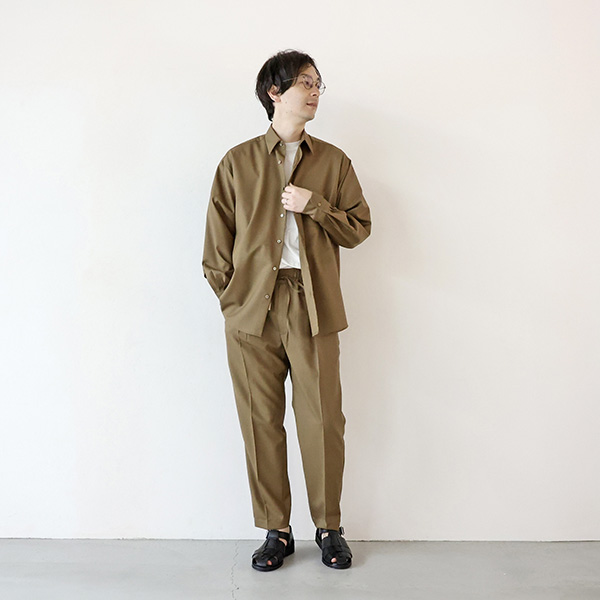 MARKAWARE(マーカウェア) 23SS セットアップ、シャツ新作紹介 