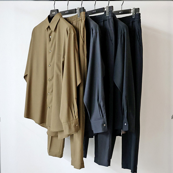 MARKAWARE(マーカウェア) 23SS セットアップ、シャツ新作紹介