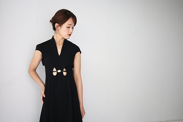 マメクロゴウチ 22SS Hole Knitted Dress ワンピース 1 Mame