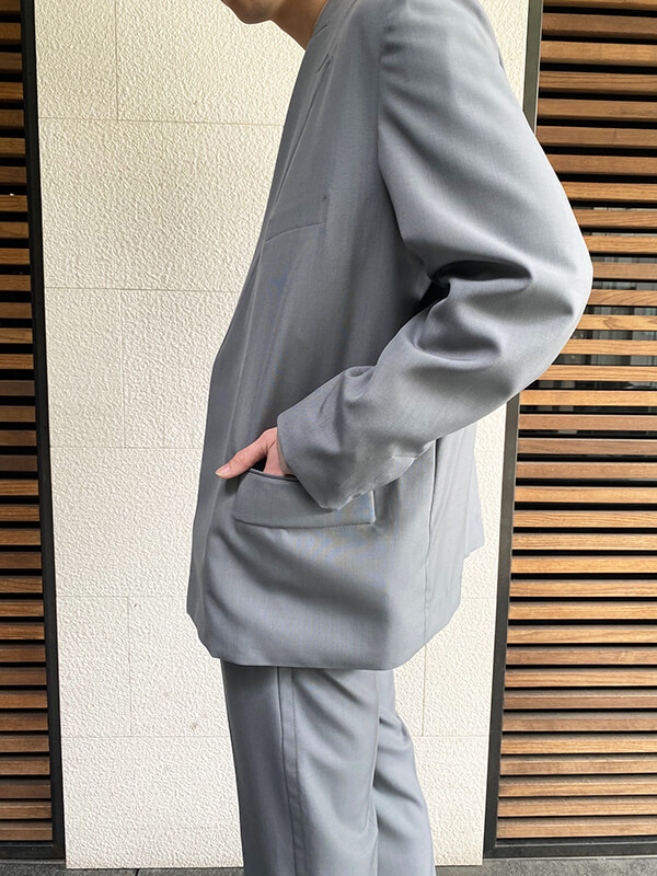 Yoke セットアップ BLUE GRAY Yoke セットアップ BLUE GRAY 【公式通販】
