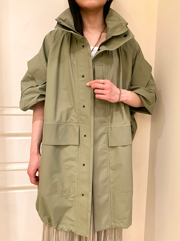 新品未使用】HYKE/ハイク 別注 Linen Military Coat-