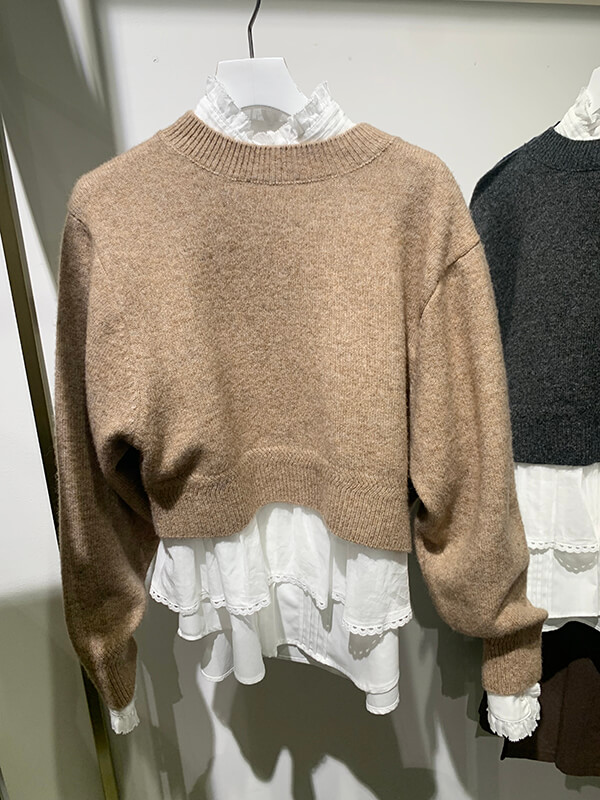 大人気完売！アライグマニットミュベールMUVEIL