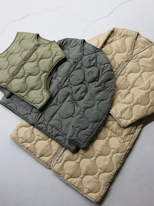 身長別に徹底比較】HYKE(ハイク)2023AW QUILTED LINERシリーズ、色や