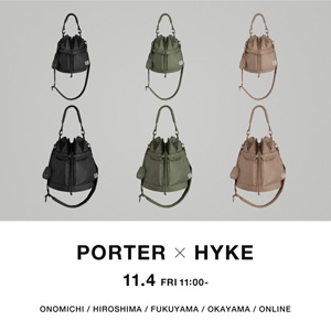 L PORTER × HYKE 2WAY TOOL BAG OLIVE ハイク vimaseguridad.com