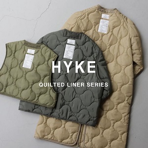 HYKE(ハイク)】 QUILTED CROPPED VEST｜PARIGOT ONLINE（パリゴ