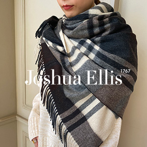伝統とモダンが織りなす唯一無二のチェック柄が大人気！ストールブランド「Joshua Ellis(ジョシュア エリス)」が入荷しました！