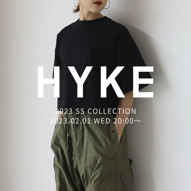 4月8日(土)20：00～パリゴオンラインにて販売開始！】 HYKE(ハイク ...