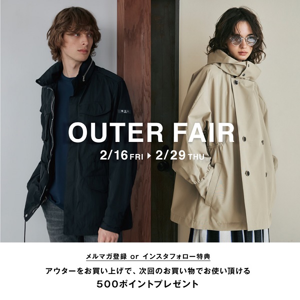 【MEN&WOMEN】OUTER FAIR