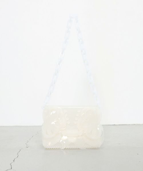 Transparent Sculptural Mini Chain Bag