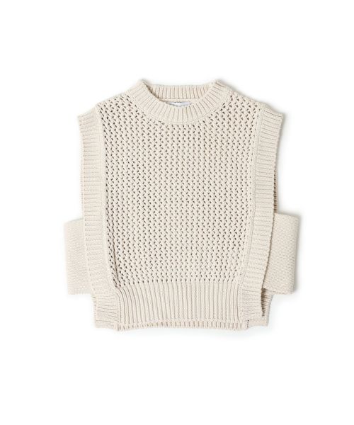 CROCHETED CROPPED SWEATER TOP