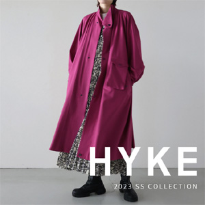 【3月2日(木)20：00～パリゴオンラインにて販売開始！】 HYKE(ハイク) 2023SS Collection
