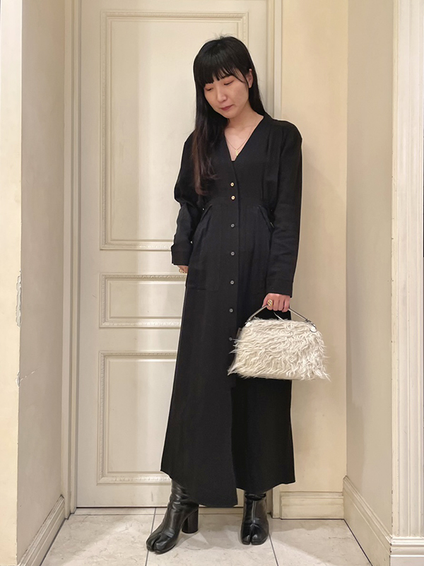 Photocopieu フォトコピュー コートワンピースドレス 