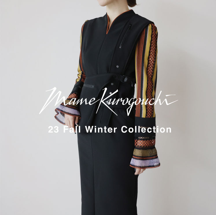 【10月24日(火)20：00～パリゴオンラインにて販売開始！】Mame Kurogouchi(マメ クロゴウチ) Fall Winter Collection“Bamboo Interactions”