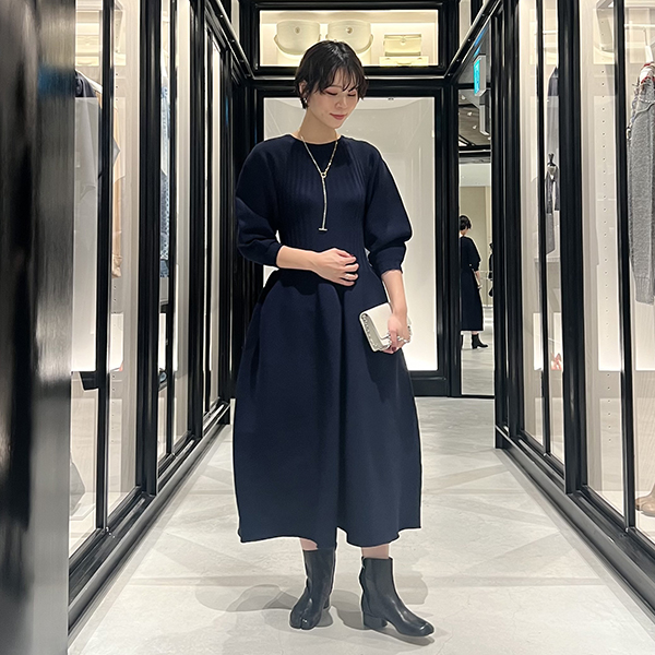 CFCL(シーエフシーエル)】 POTTERY LONG PUFF SLEEVE DRESS｜PARIGOT 