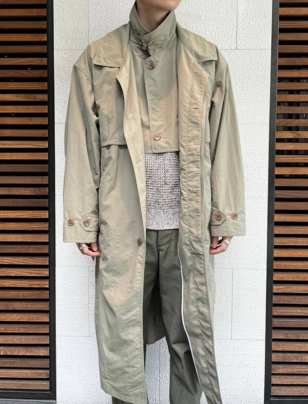 新品タグ付YOKE 24SS 3B STITCHED JACKET アクアグレイ 【公式通販】