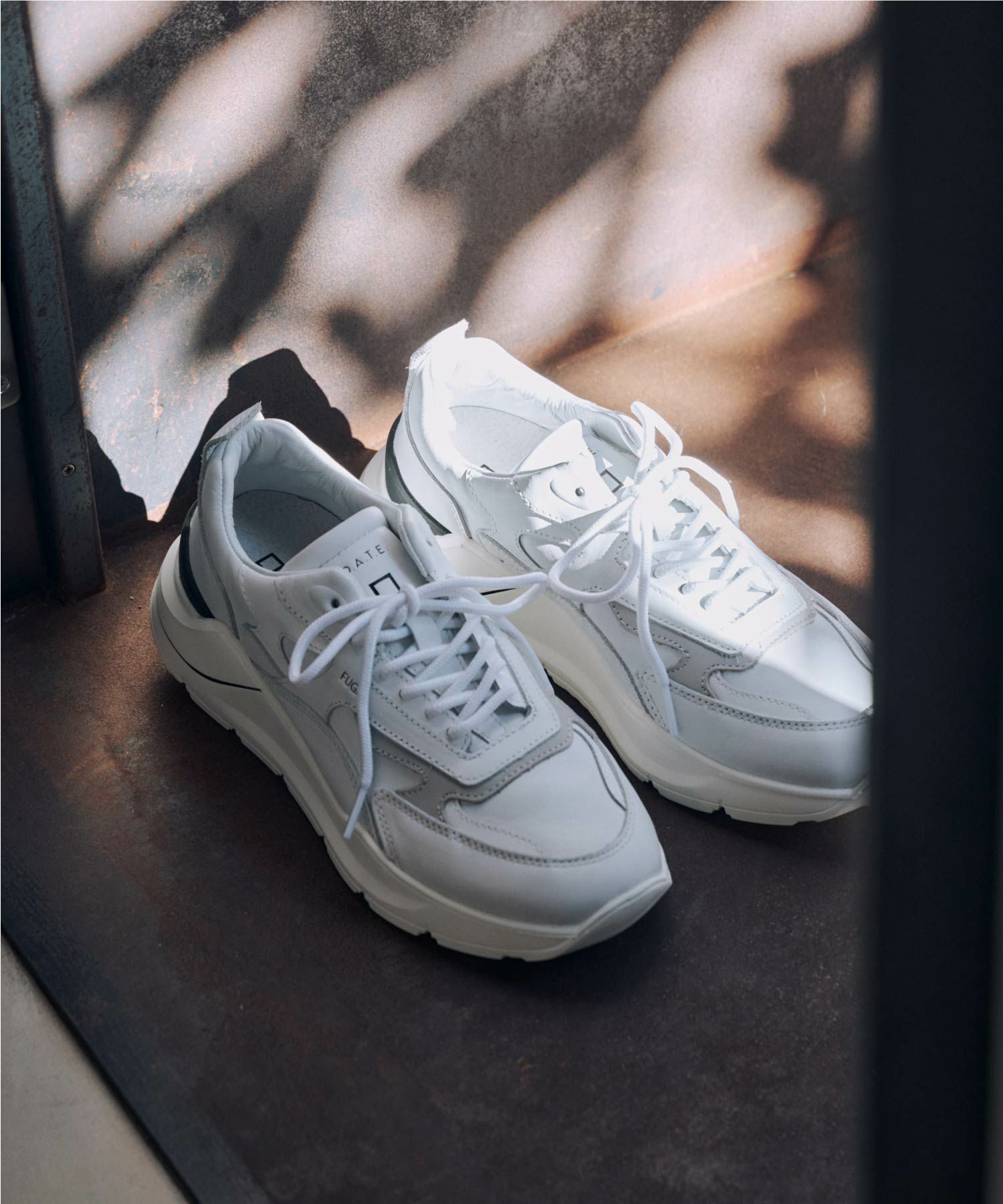 靴 D.A.T.E. FUGA COCO WHITE 38 D.A.T.E.（デイト）の「【D.A.T.E.】FUGA COCO WHITE