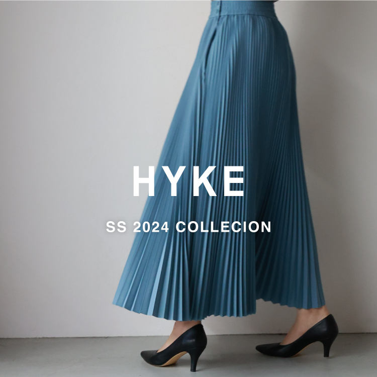 HYKE(ハイク)】 TAFFETA PLEATED SKIRT｜PARIGOT ONLINE（パリゴ 