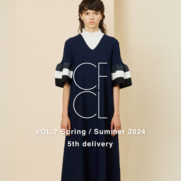 美品 CFCL OFF SHOULDER SHORT 荒ん SLEEVE DRESS