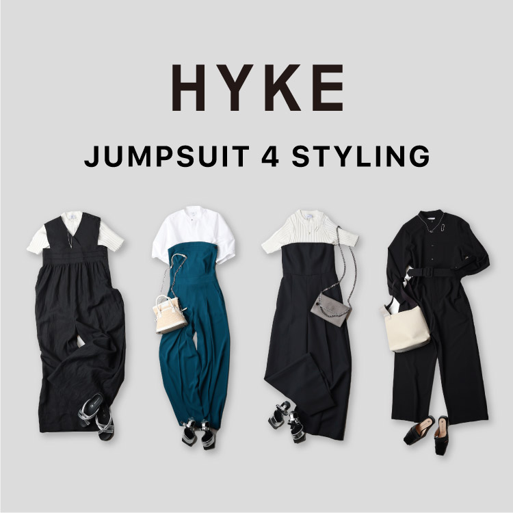 HYKE JUMPSUIT 4STYLING