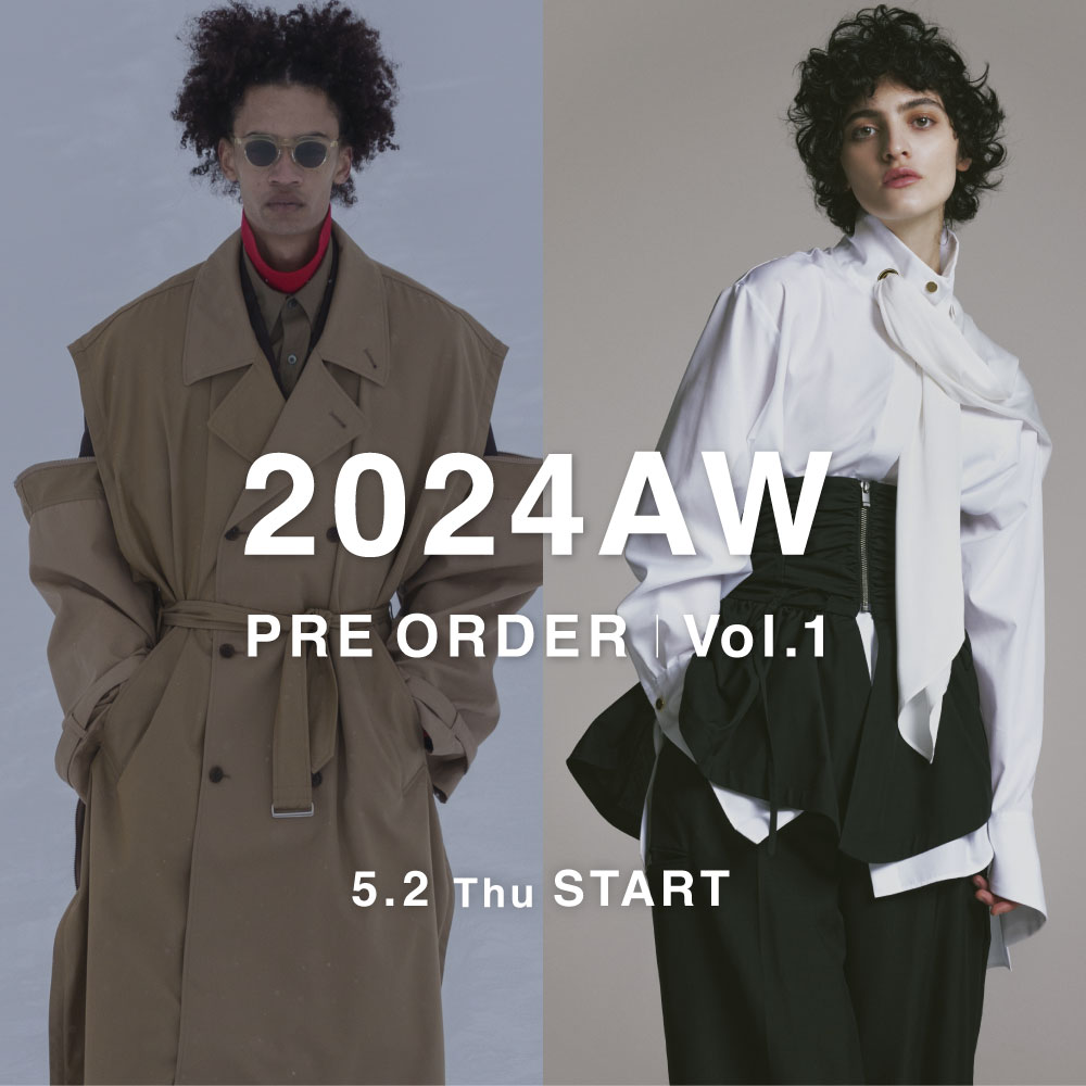 【2024AW PREORDER】秋冬予約 第一弾スタート！