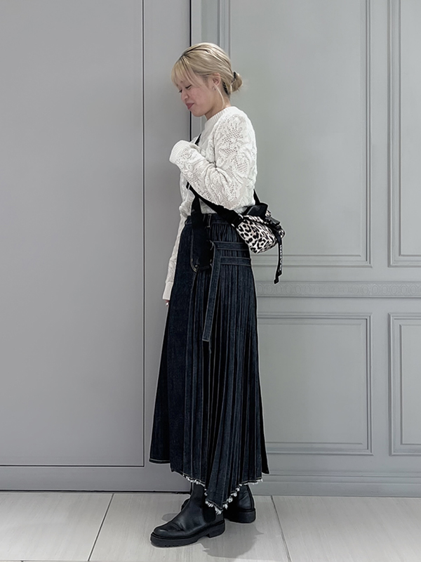 EZUMI ロング プリーツ スカート