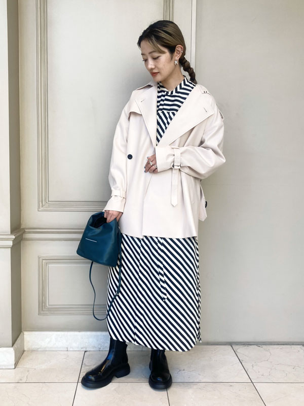 HYKE ストライプ シャツオールインワン HYKE - HYKE ストライプシアーシャツ新品タグ付きの通販 by きい