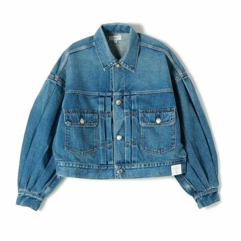 ジャケット・アウター HYKE BALOON SLEEVE DENIM JACKET HYKE(ハイク) BALOON SLEEVE DENIM JACKET/TYPE2- 身長別定番