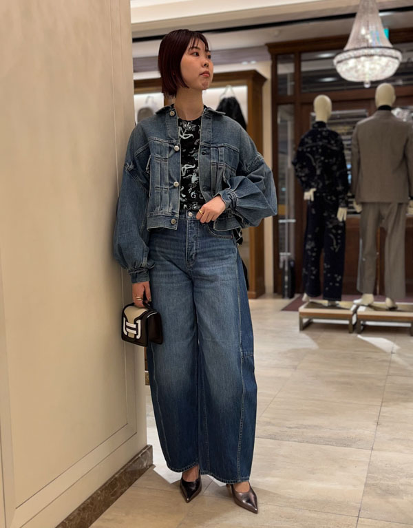 今が旬！！HYKE(ハイク)BALOON SLEEVE DENIM JACKET/TYPE2を徹底解剖
