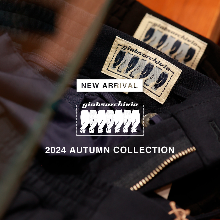 【NEW ARRIVAL】giabsarchivio(ジャブスアルキヴィオ)