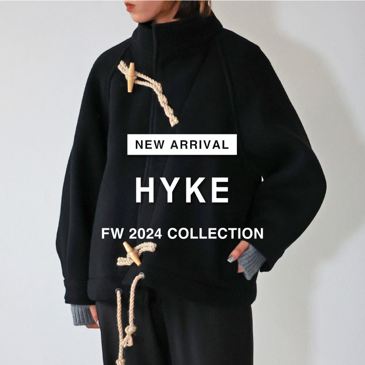 HYKE(ハイク)】 DOUBLE FACE DUFFEL COAT｜PARIGOT ONLINE（パリゴ  