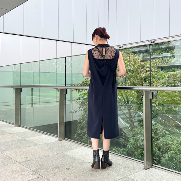 マメ クロゴウチ mame kurogouchi Afterglow ワンピース 結婚式の  