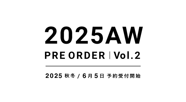 【WOMEN】2025秋冬予約 第2弾 6月5日(木)スタート