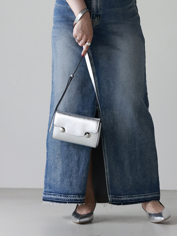 SALE 完売 新作 新品 MARNI マルニ ハンドバッグ ロゴ デニム ≪SALE 