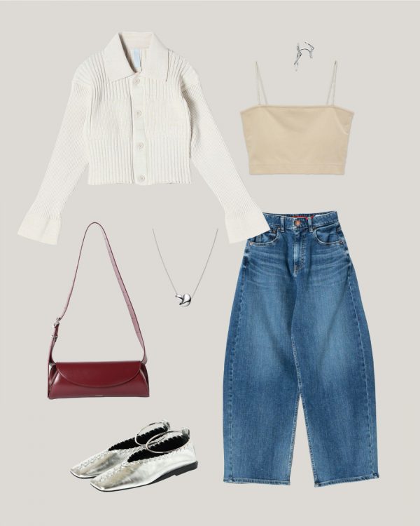 25AW vol.32<br> – 軽やかさと秋らしさを両立する、バレルデニムの着こなし –