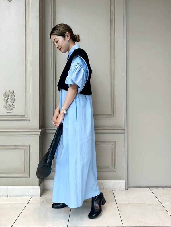 エンフォルド　ニットワンピース　雑誌掲載 今ならこう着る！秋の深まりとともに変化する、ENFOLD