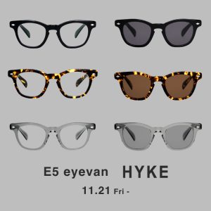 【11月21日(金)20時～パリゴオンラインにて発売！】HYKE(ハイク) FW 2025 COLLECTION