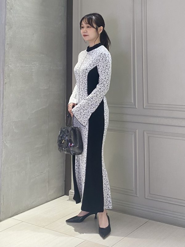 マメクロゴウチ　ベスト　1 mame kurogouchi コード刺繍ベスト ネイビー mame kurogouchi マメ