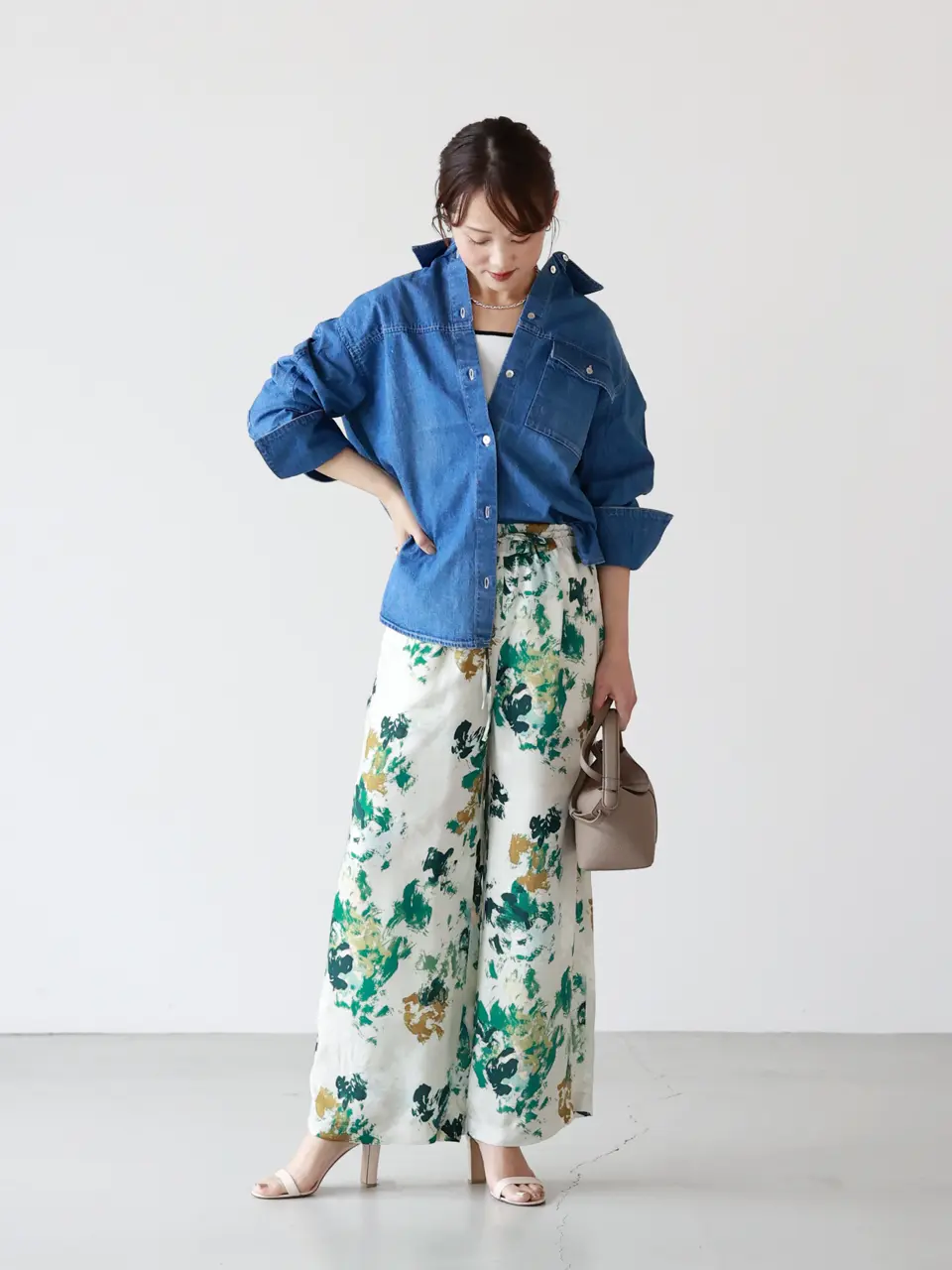 JAPAN DENIM シャツ スタッフスナップ4
