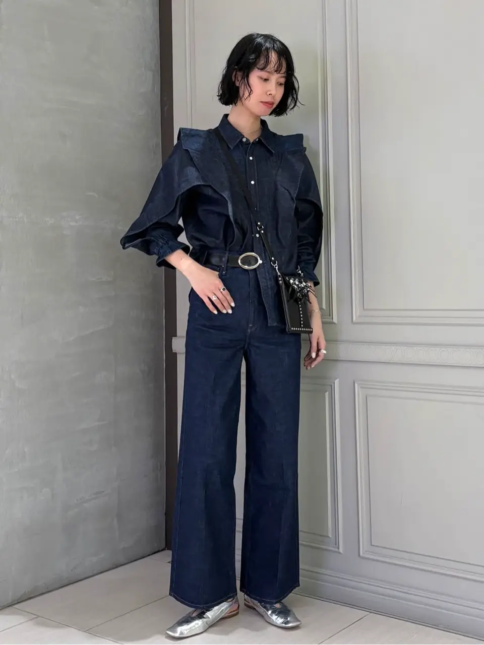 JAPAN DENIM シャツ スタッフスナップ2