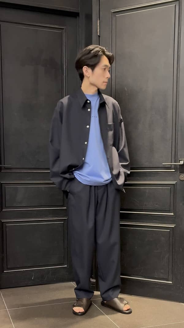 MARNI マルニ 定番 トロピカルウール 長袖シャツ パンツ セットアップ 