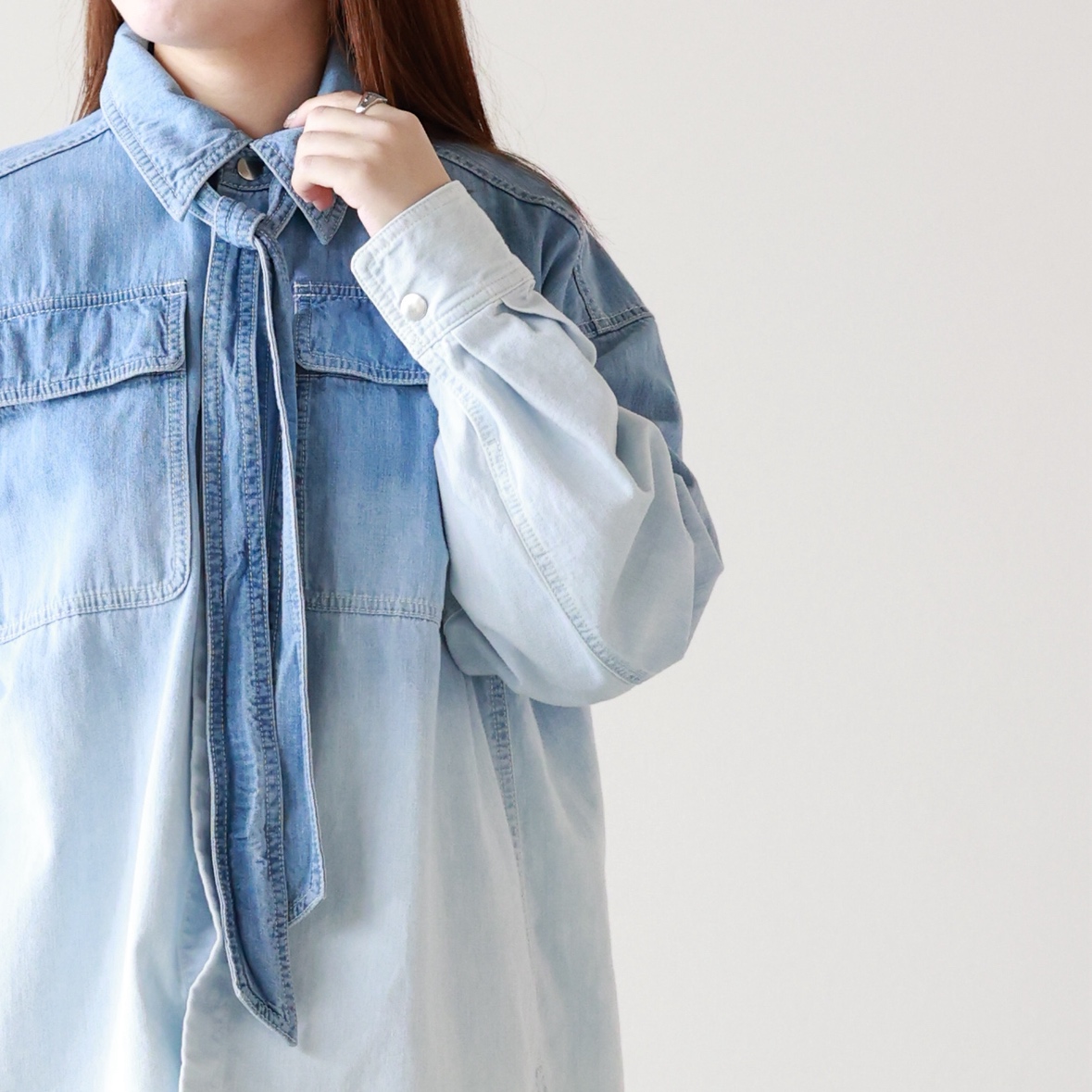 BOW TIE SHIRT JACKET タイ