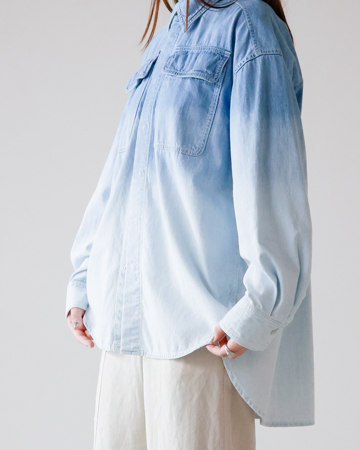 BOW TIE SHIRT JACKET 全体像